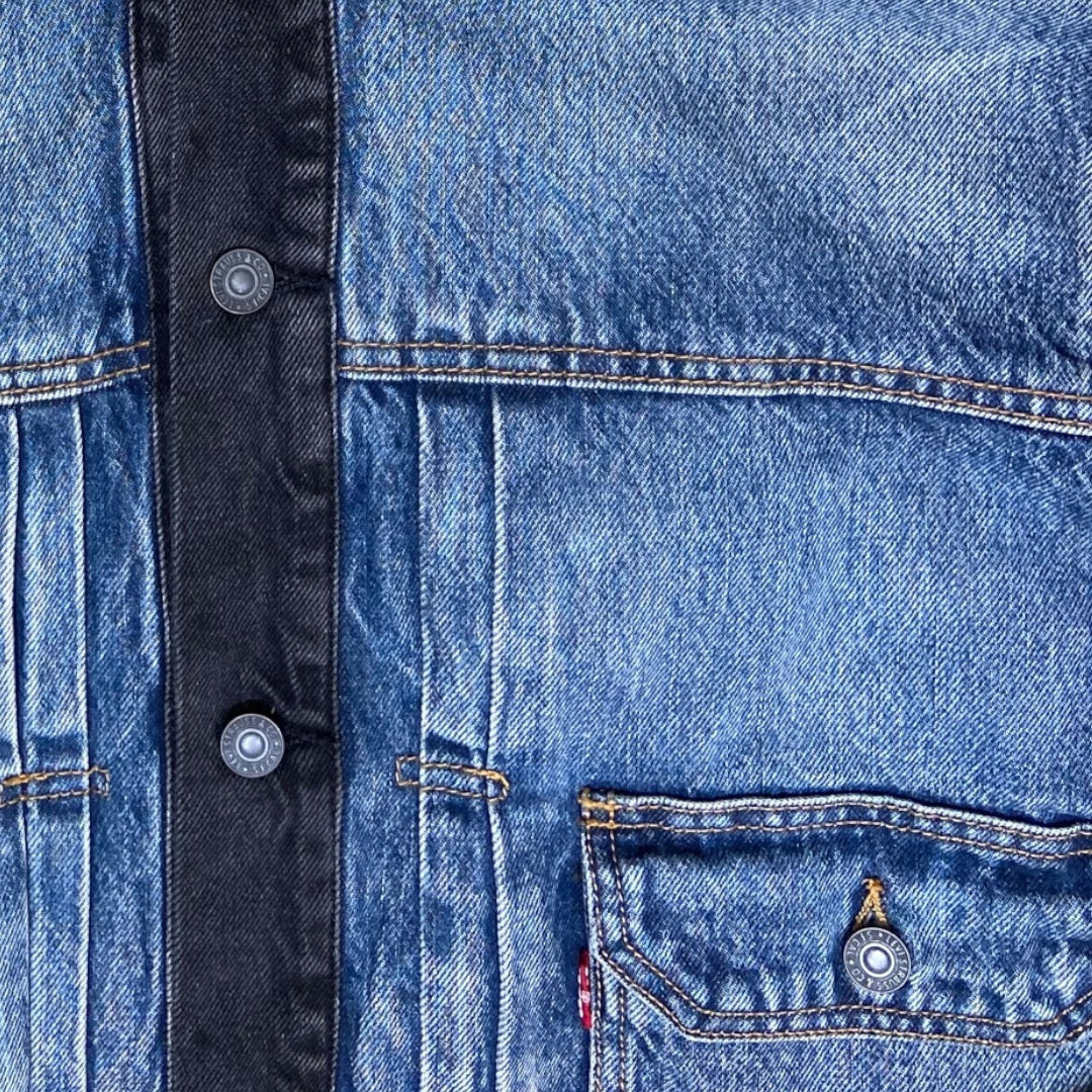 Vintage Levi's lined denim jacket - M