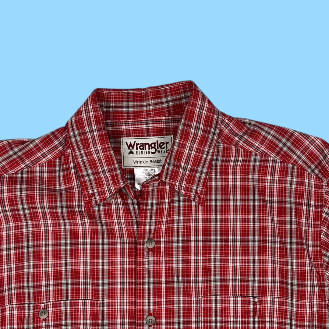 Vintage Wrangler checkered shirt - M
