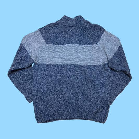 Vintage Lacoste wool q-zip jumper - XL