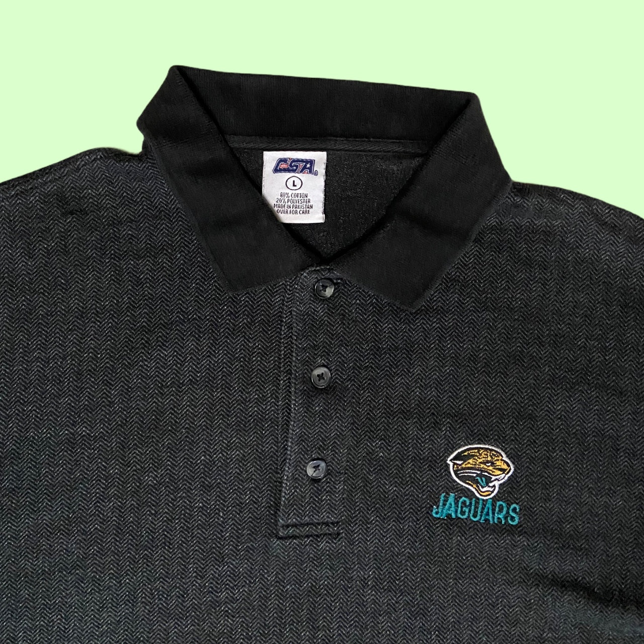 Vintage Jacksonville Jaguars Polo - L