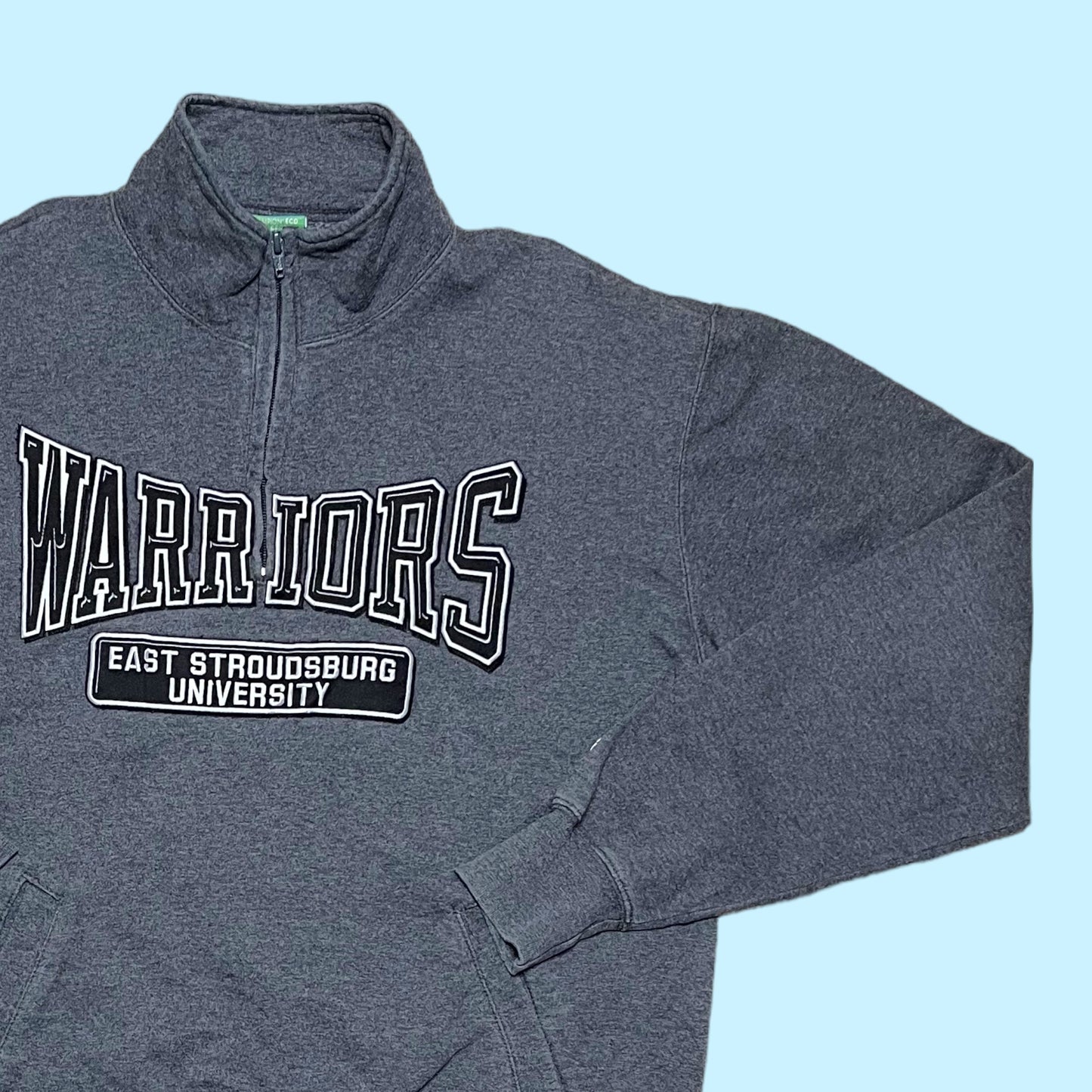 Vintage ESU Warriors Champion Q-Zip Sweater - M