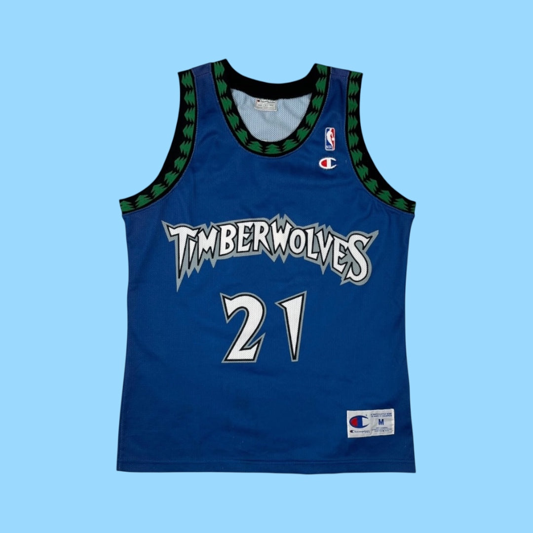 Vintage Champion Garnett Timberwolves jersey - M