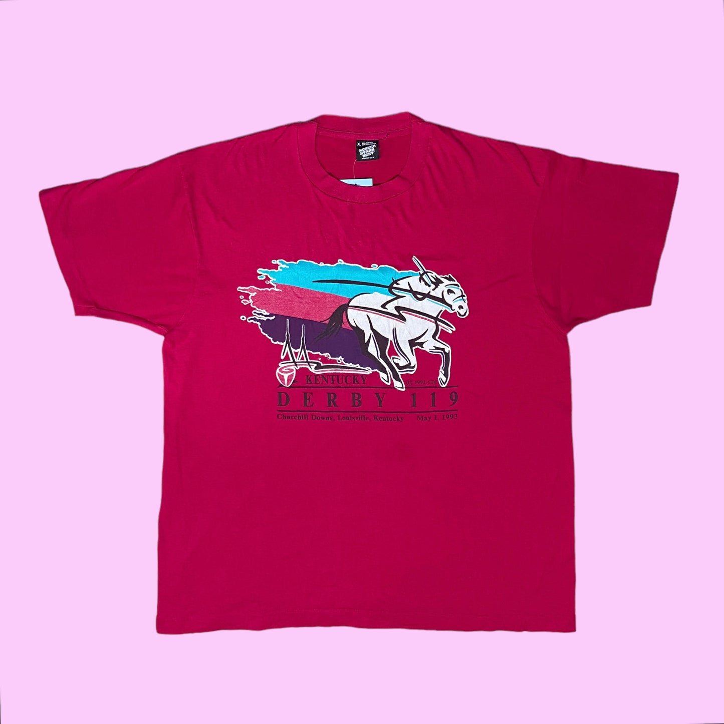 Vintage 1993 Kentucky derby t-shirt - XL