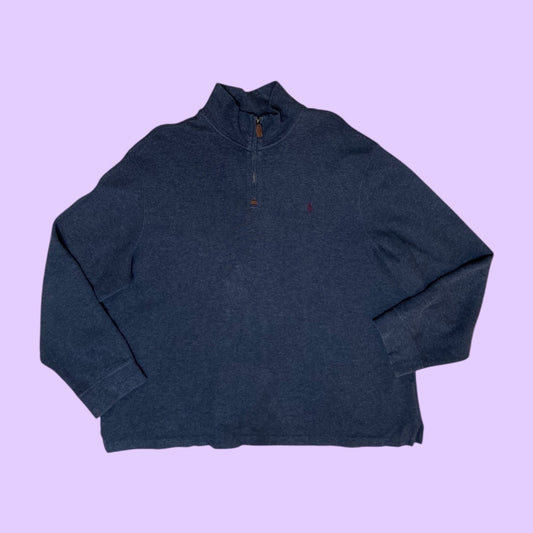 Vintage Ralph Lauren q-zip jumper - 2XL