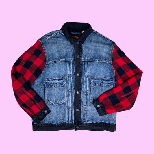 Vintage Levi's lined denim jacket - M
