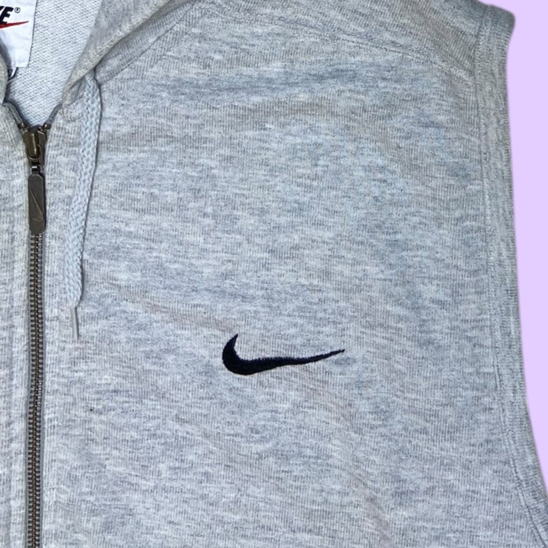 Vintage Nike sleeveless hoodie - M