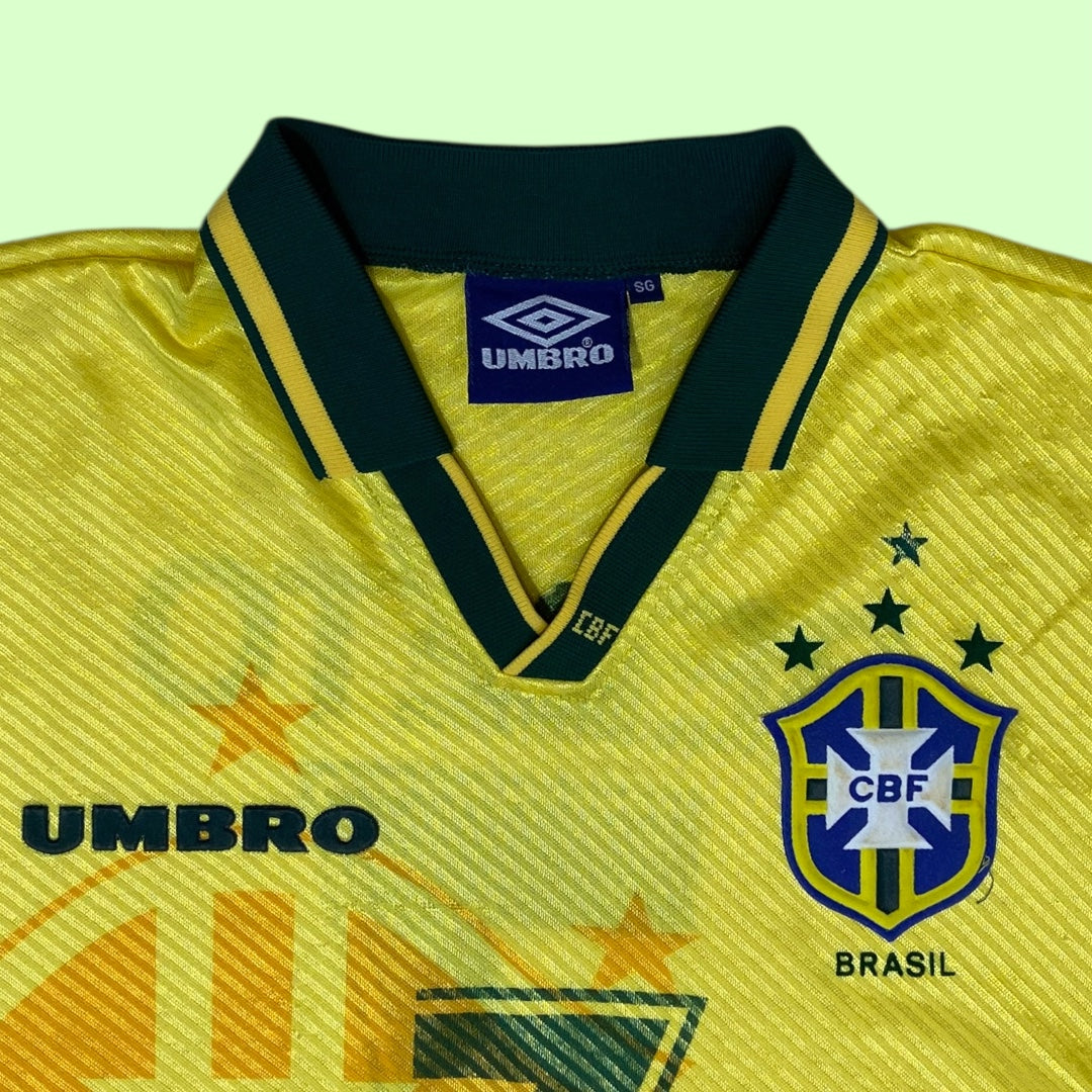 Vintage Umbro Bebeto Brasil '94 jersey - L – Spul