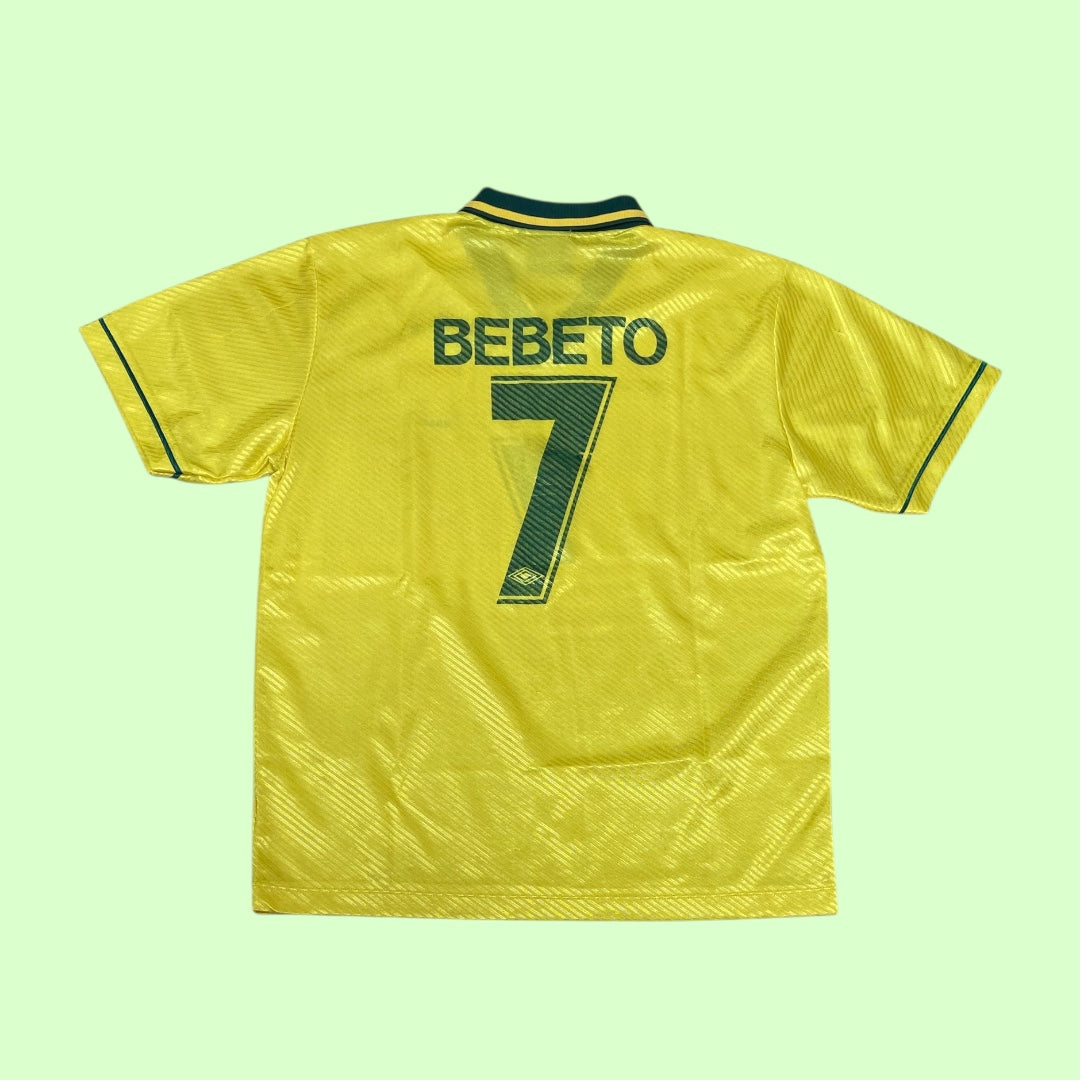 UMBRO ブラジル代表 94 ユニフォーム BEBETO Brazil 1994 Home Shirt