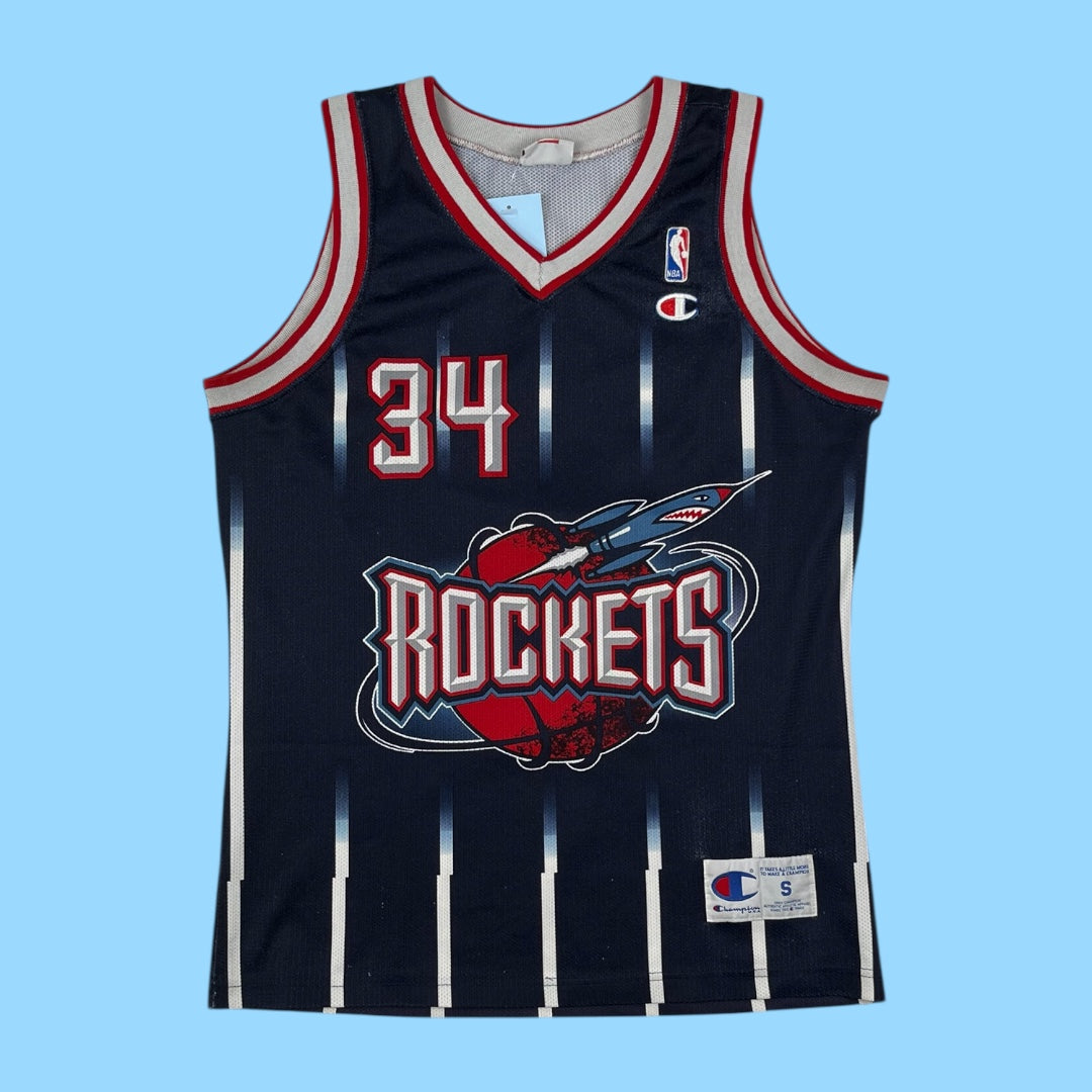 Vintage Champion Olajuwon Rockets jersey - S