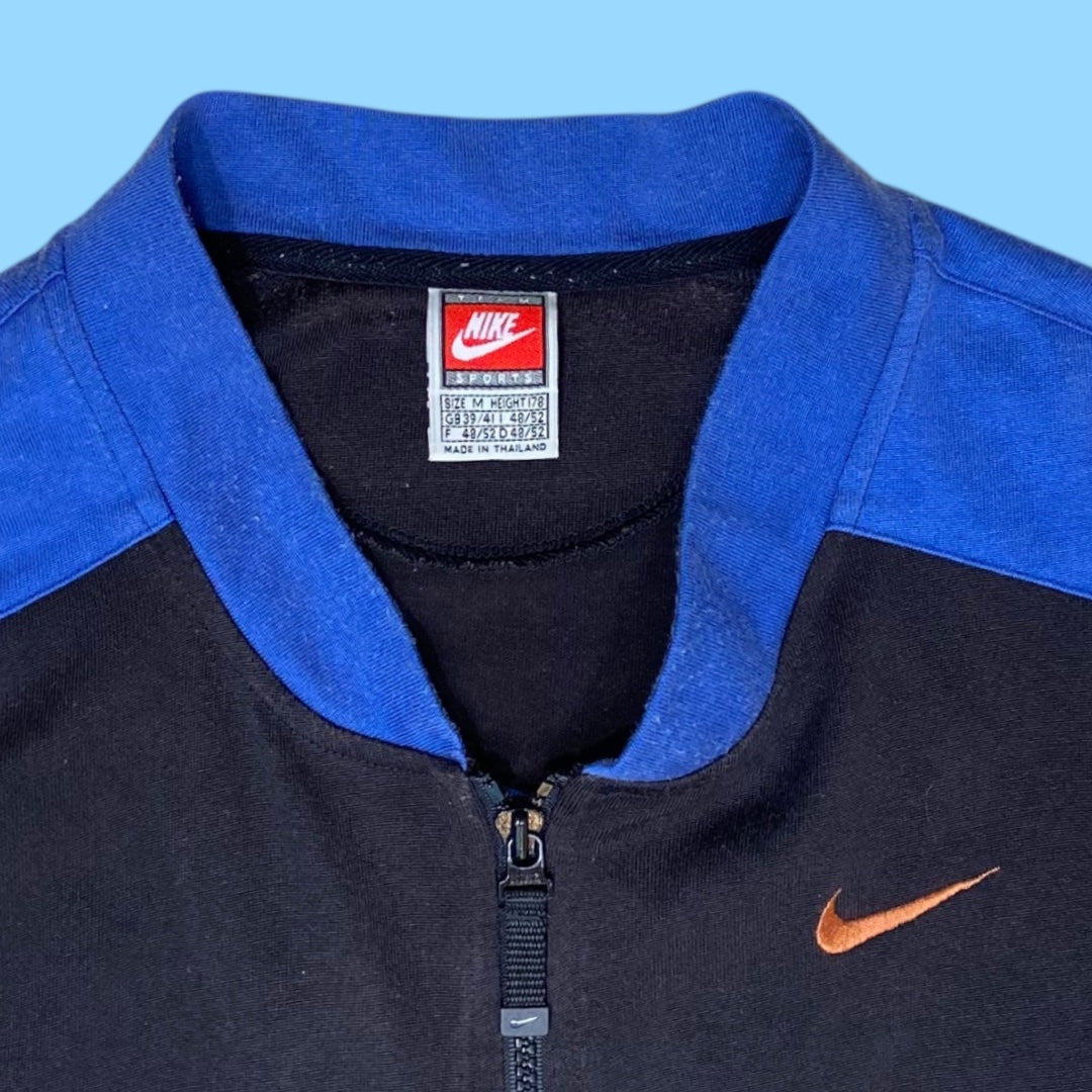 Vintage Nike team short sleeve track jacket - M