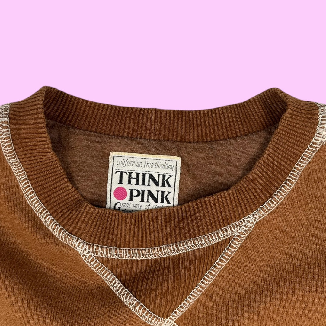 Vintage Think Pink sweater - S