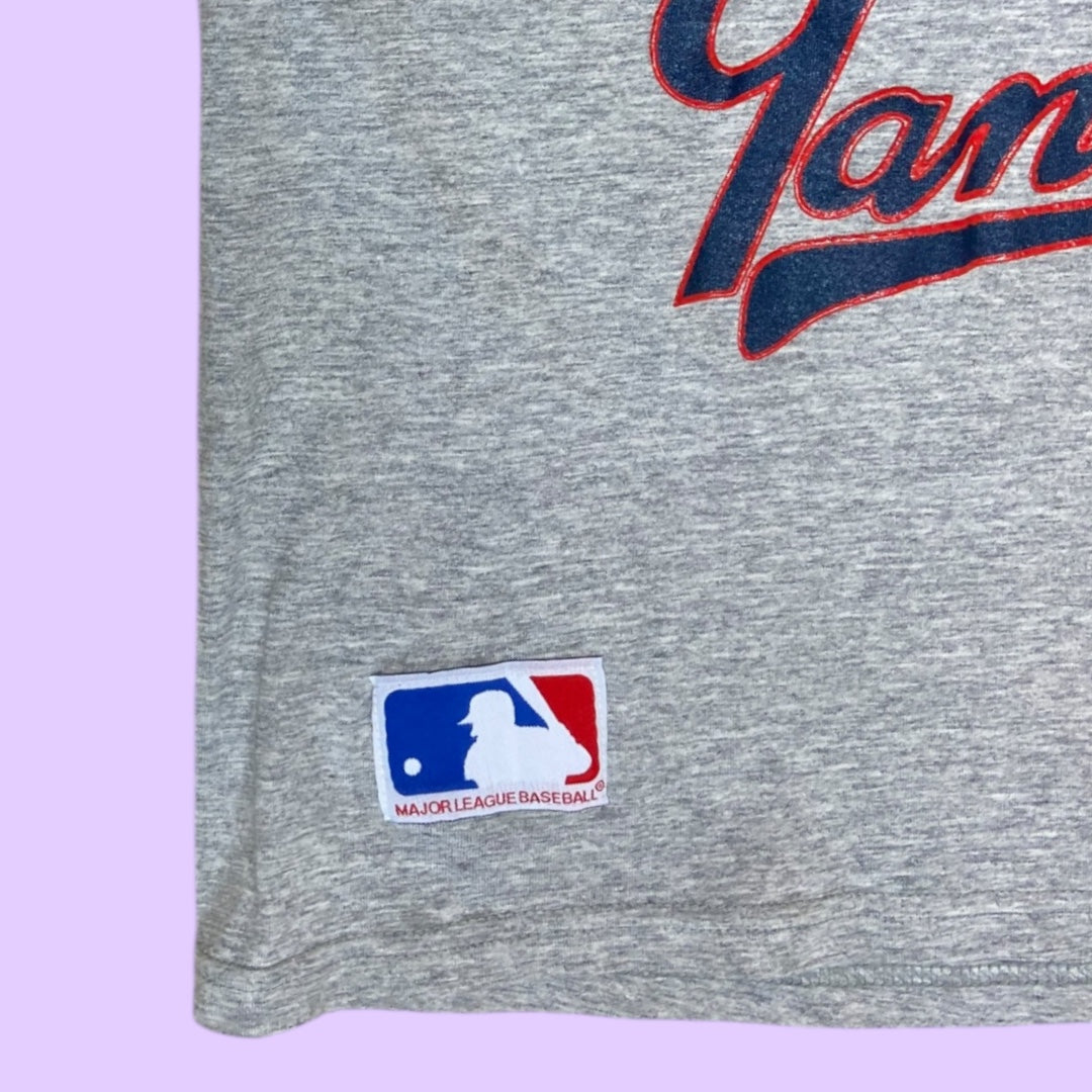 Vintage New York Yankees hooded t-shirt - L