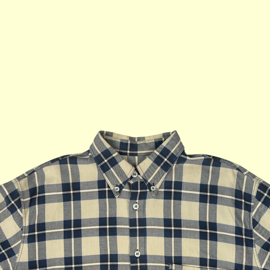 Vintage Armani jeans checkered shirt - XL