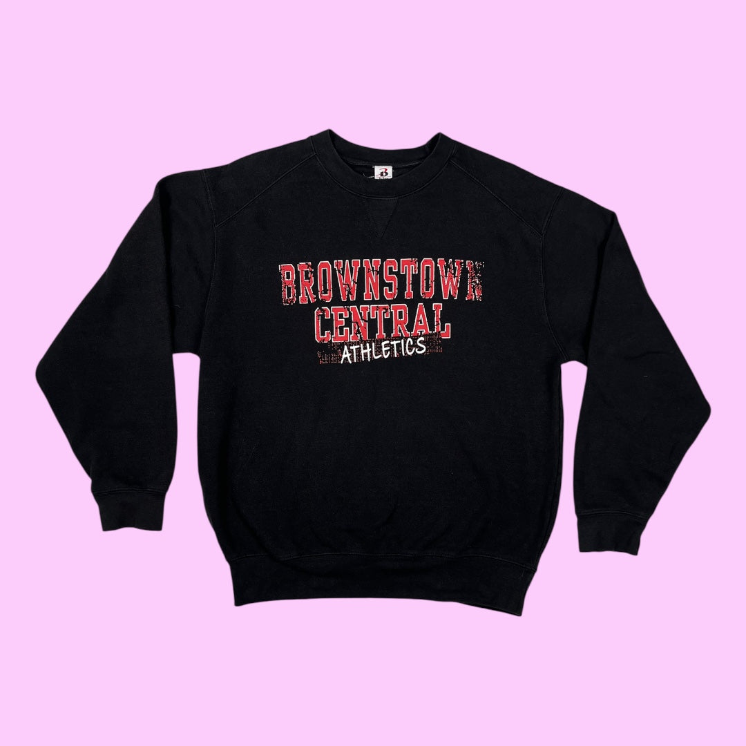 Vintage Brownstown athletics sweater - L