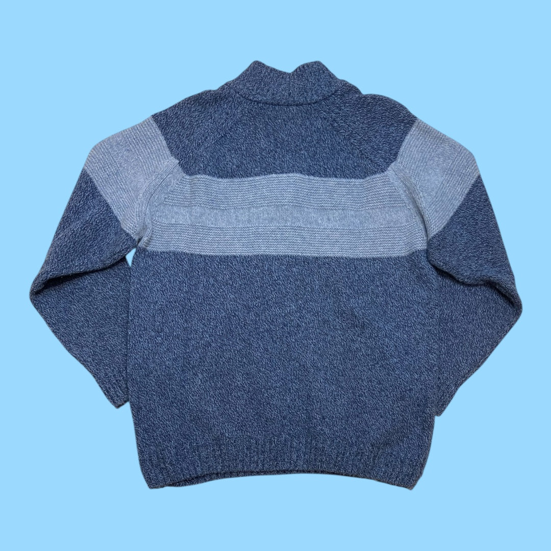 Vintage Lacoste wool q-zip jumper - XL