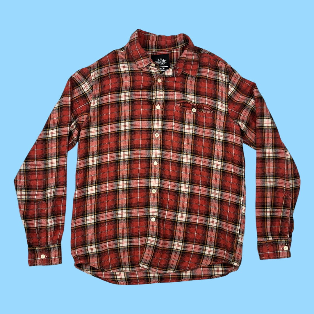 Dickies flannel shirt - L