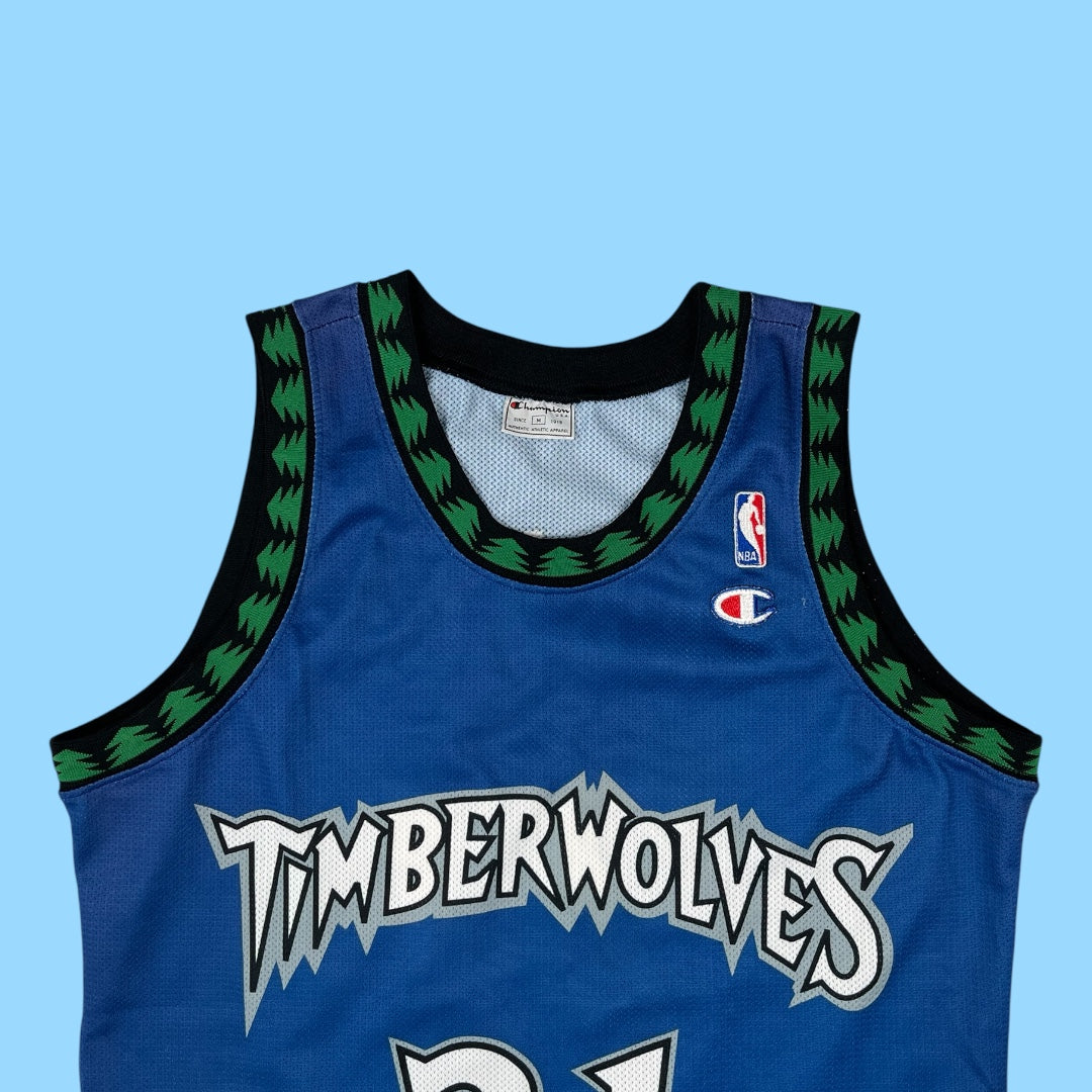 Vintage Champion Garnett Timberwolves jersey - M
