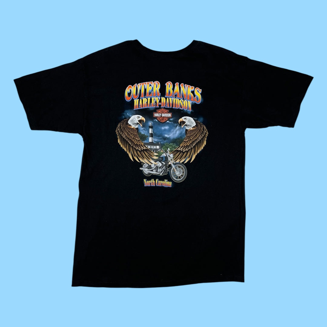 Vintage Harley Outer Banks t-shirt - L