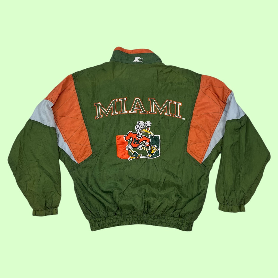 Vintage starter Miami Hurricanes jacket - M