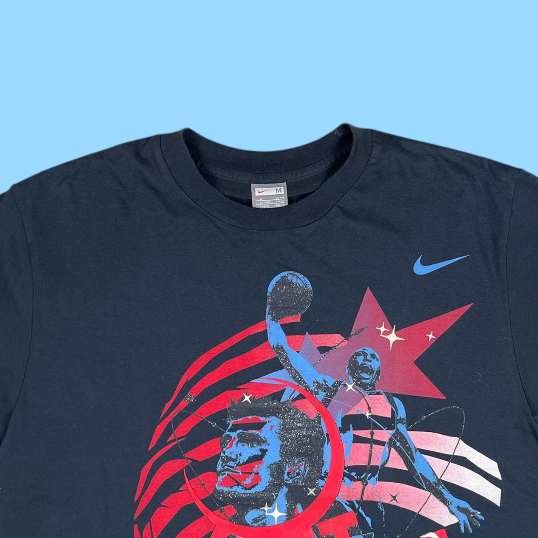 Vintage Nike east vs west basketball t-shirt - M