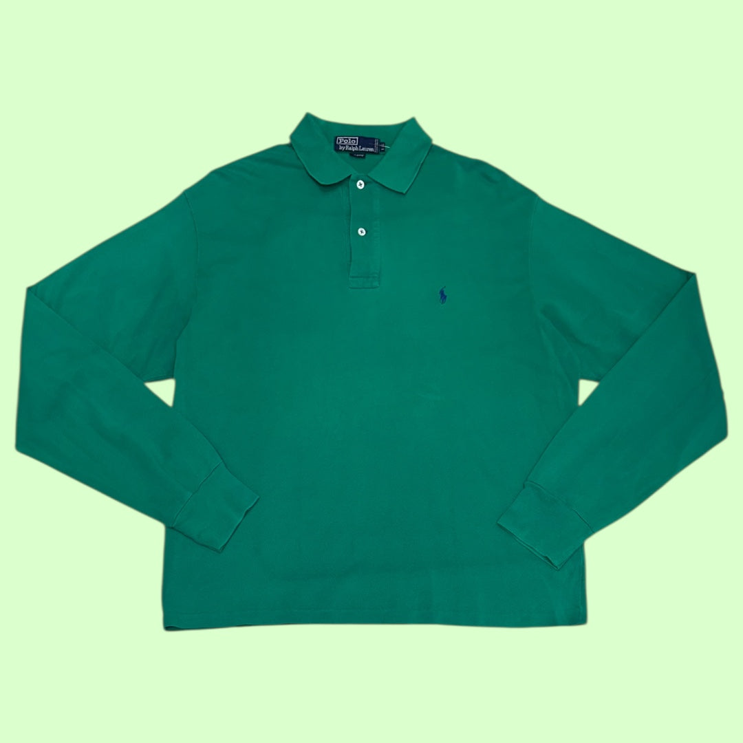 Vintage Ralph Lauren longsleeve polo shirt - L