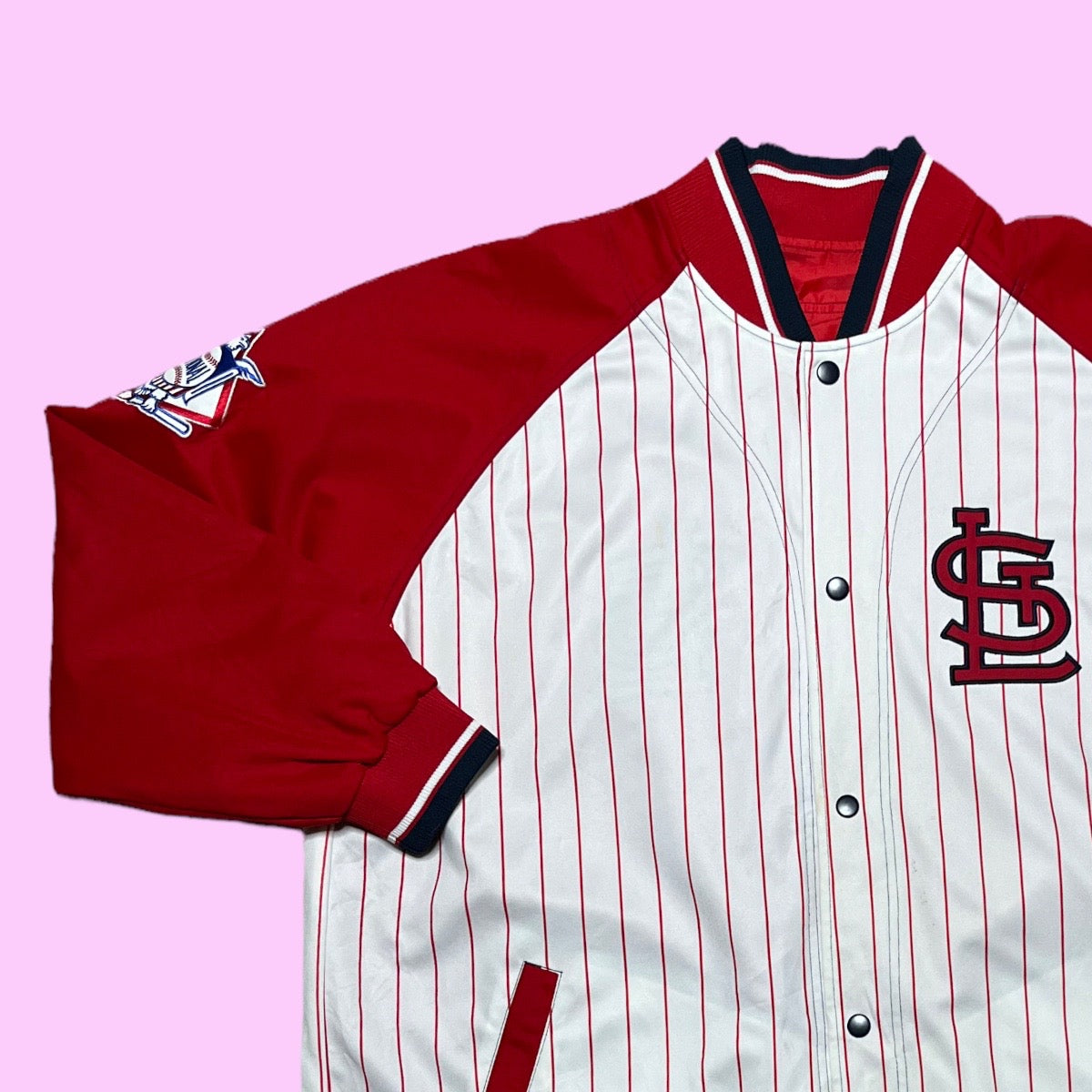 VINTAGE REVERSIBLE CARDINALS JACKET - 2XL