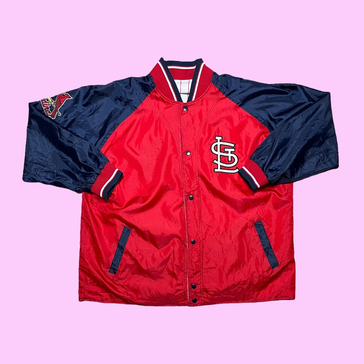 VINTAGE REVERSIBLE CARDINALS JACKET - 2XL