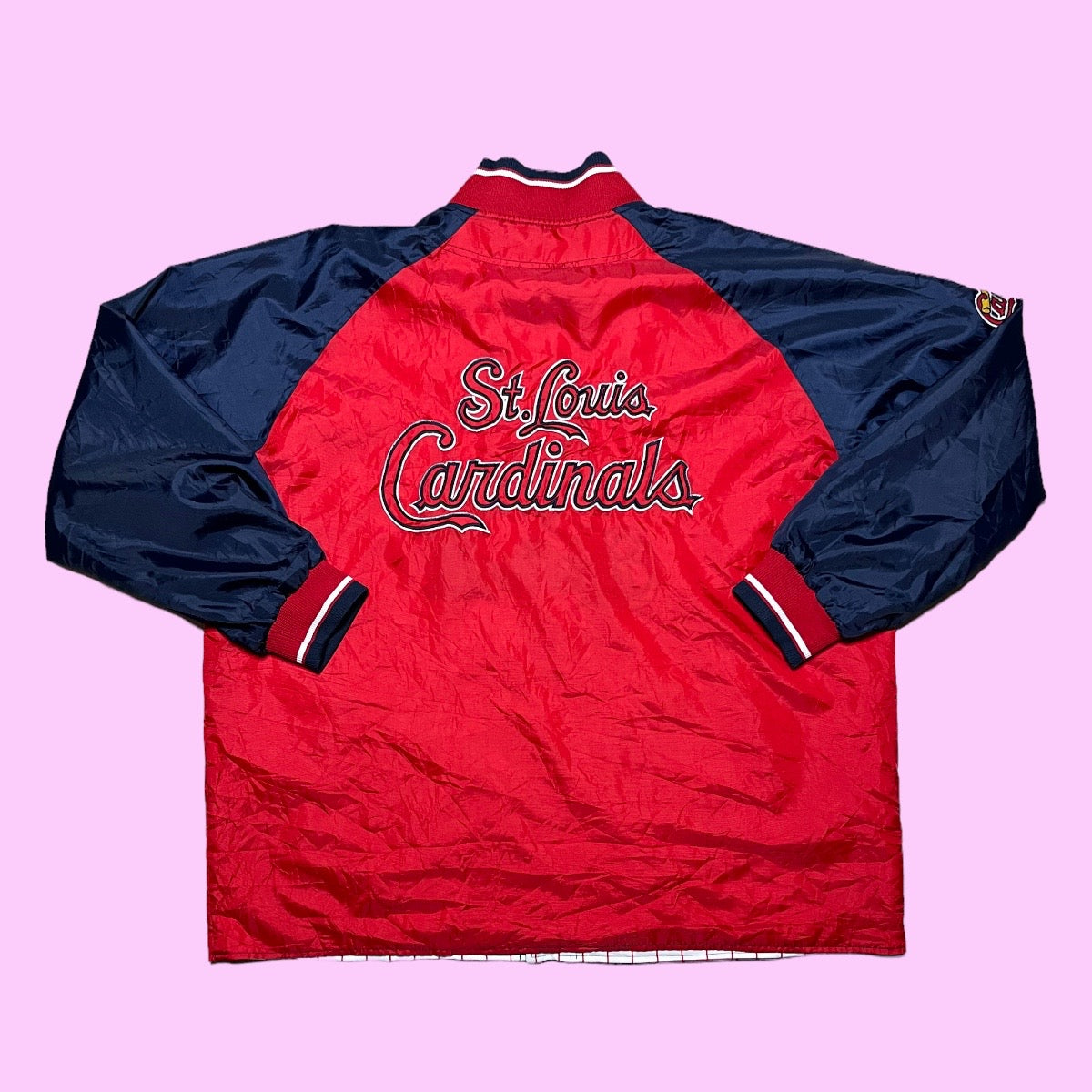 VINTAGE REVERSIBLE CARDINALS JACKET - 2XL