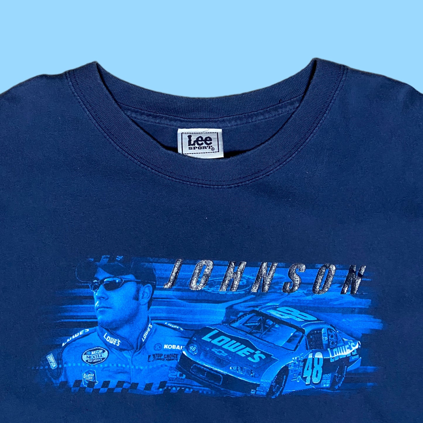 Vintage Lee Nascar Johnson Lowe's t-shirt - XL