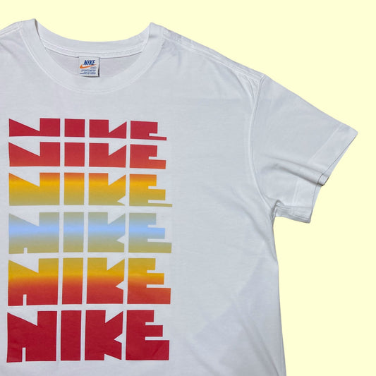 Vintage Nike Blockletter T-Shirt - 2XL