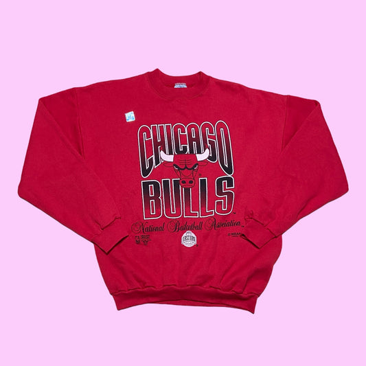 Deadstock Vintage Logo7 Bulls Sweater - XL