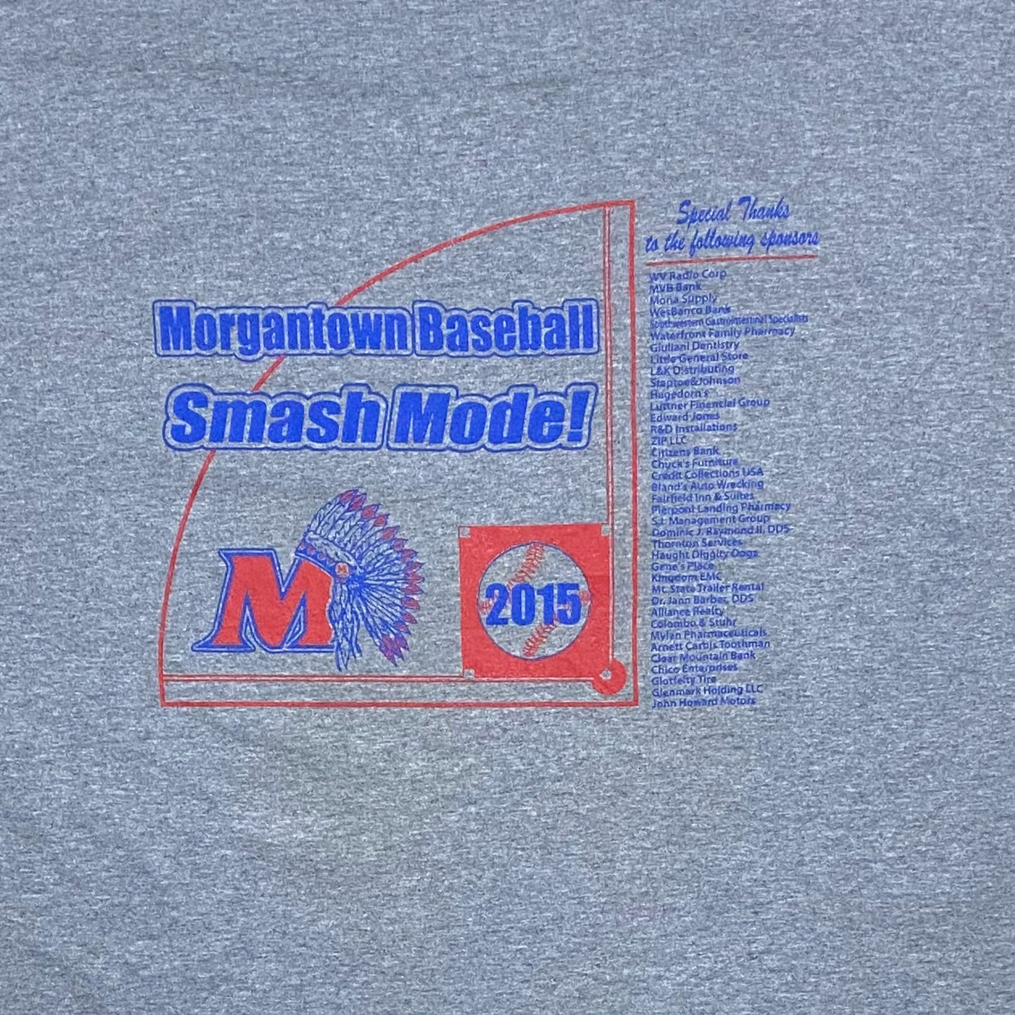 Mohican Baseball T-Shirt - XL